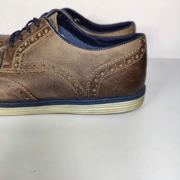 ROAN by BED STU Derby Oxford Rustic Grey Navy Lace Up Leather Men\'s Shoe Size 10 main image 10